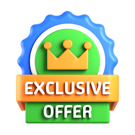 Exclusive Offer  3D Icon