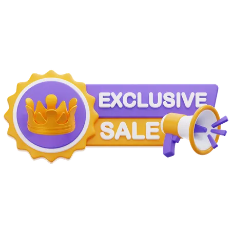 Exclusive Sale  3D Icon