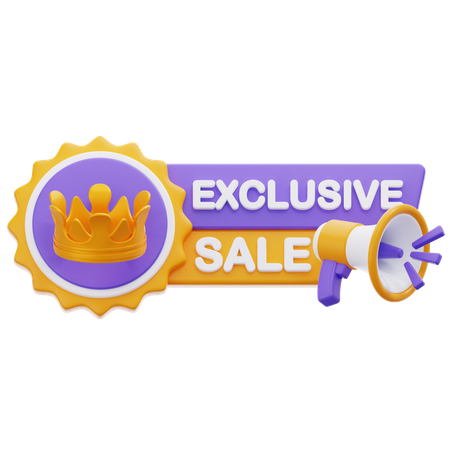 Exclusive Sale  3D Icon