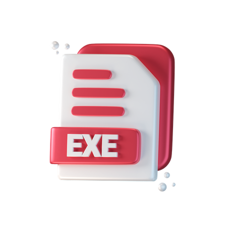 Exe-Datei  3D Icon