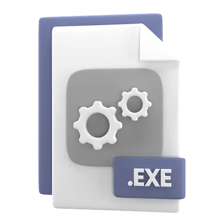 Exe-Datei  3D Icon