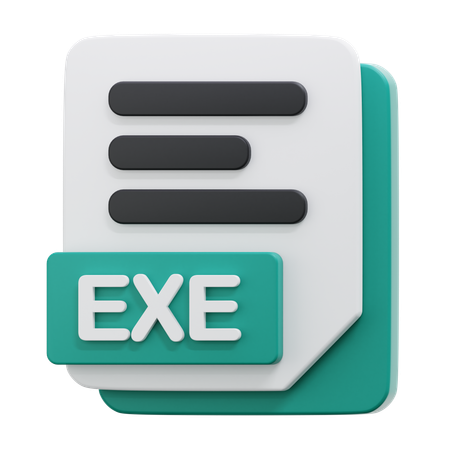 EXE FILE  3D Icon