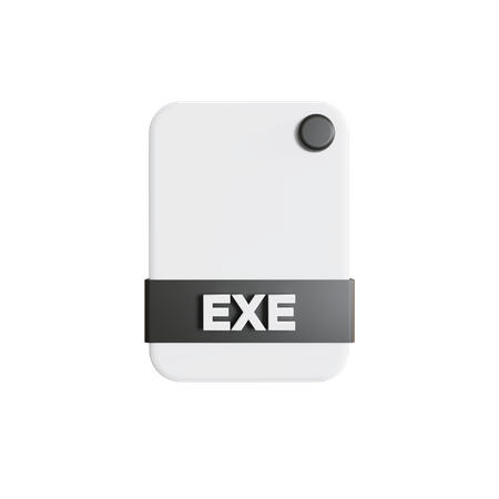 Exe File 3D Icon