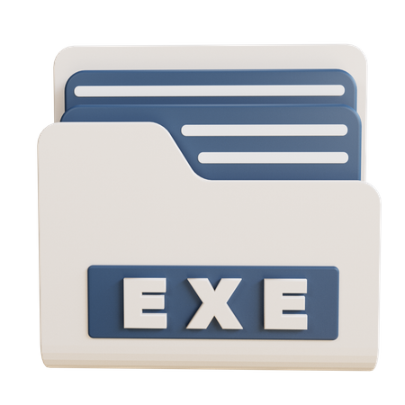 EXE Folder  3D Icon