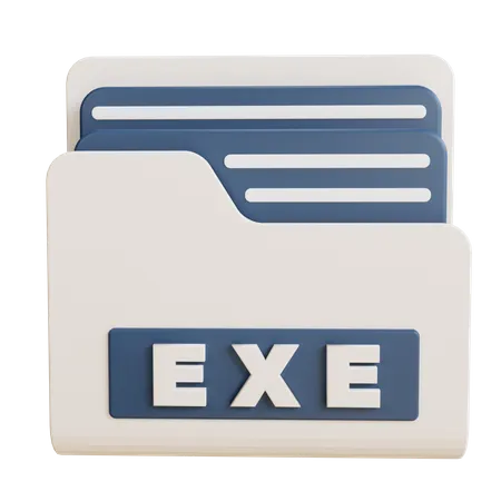EXE Folder  3D Icon