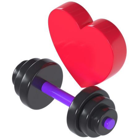 Exercice d'amour  3D Illustration
