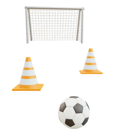 Exercice de football  3D Icon