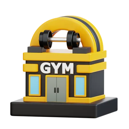 3 D Gym Illustration 3D Icon