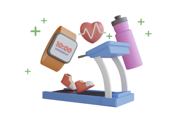 Exercise  3D Icon