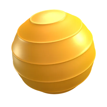 Exercise Ball  3D Icon
