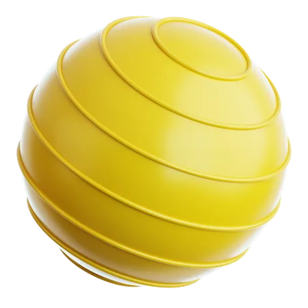 Exercise Ball  3D Icon