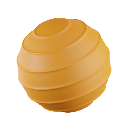 Exercise Ball  3D Icon