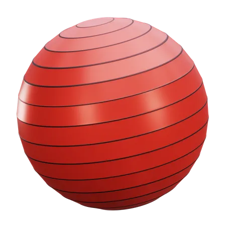 Exercise Ball  3D Icon