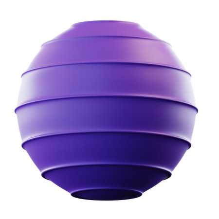 Exercise Ball  3D Icon