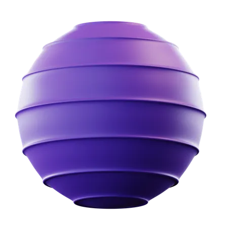 Exercise Ball  3D Icon