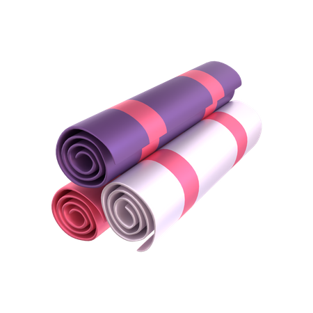 Exercise mat  3D Illustration