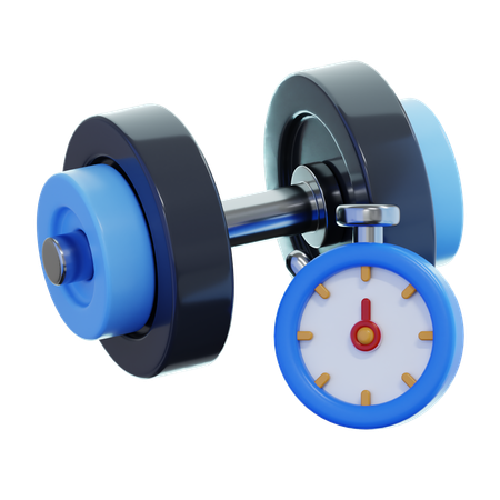 Exercise Time  3D Icon