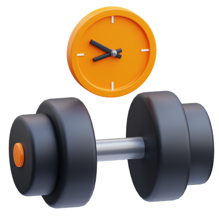 Exercise Time  3D Icon