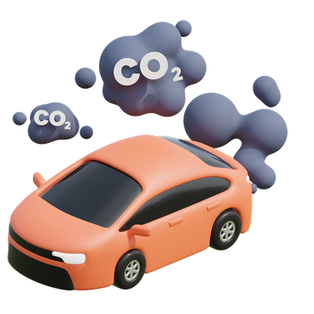 Exhaust Gas  3D Icon