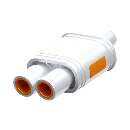 Exhaust Pipe  3D Icon