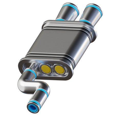 Exhaust Pipe  3D Icon