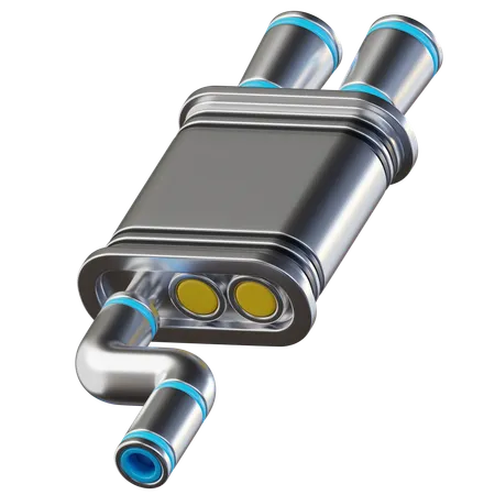 Exhaust Pipe  3D Icon