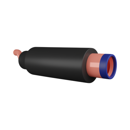 Exhaust Pipe  3D Icon