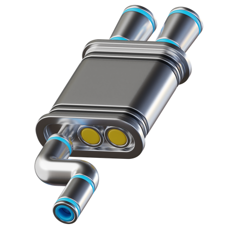 Exhaust Pipe  3D Icon