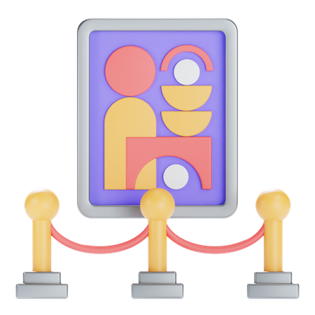 Exibição de arte  3D Icon
