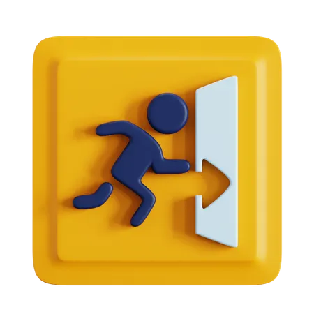 Exit  3D Icon