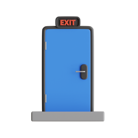 Exit  3D Icon