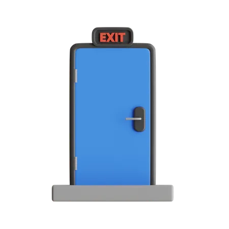 Exit  3D Icon