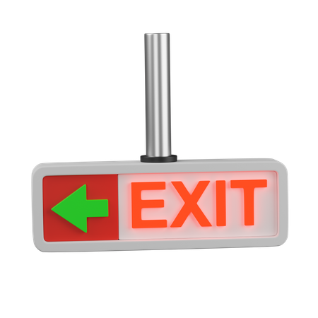 Exit  3D Icon