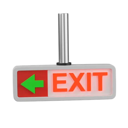 Exit  3D Icon