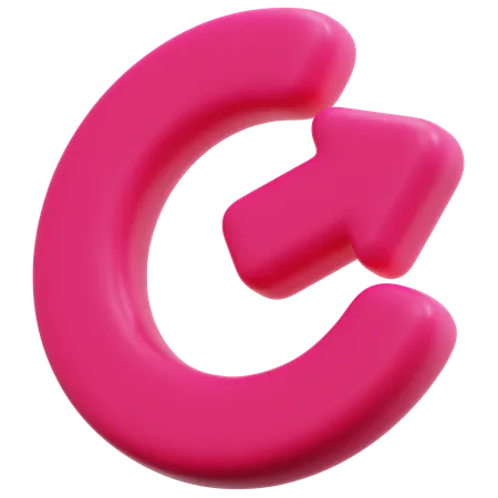 Exit arrow  3D Icon