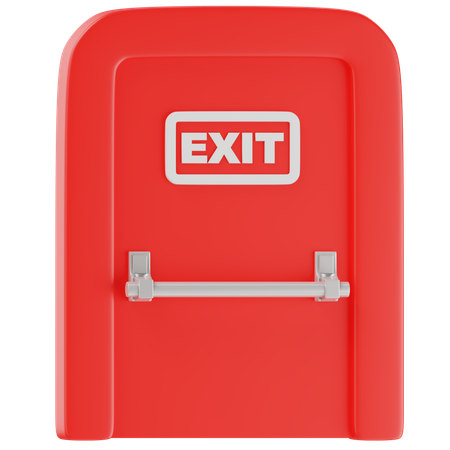 Exit Door  3D Icon