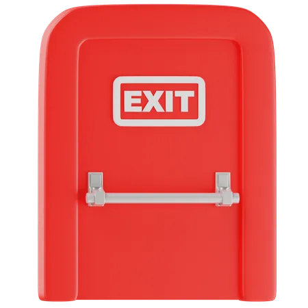 Exit Door  3D Icon