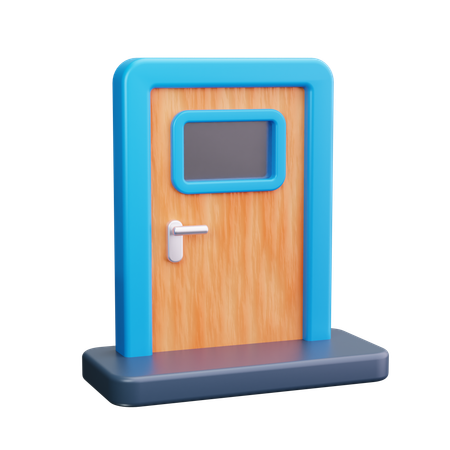 Exit Door  3D Icon