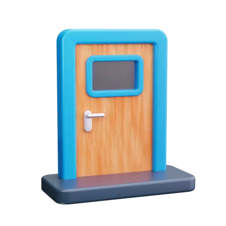 Exit Door  3D Icon