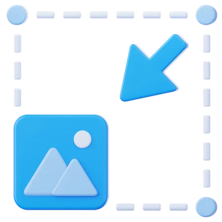 Exit Fullscreen  3D Icon