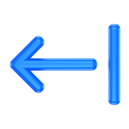 Exit Left  3D Icon