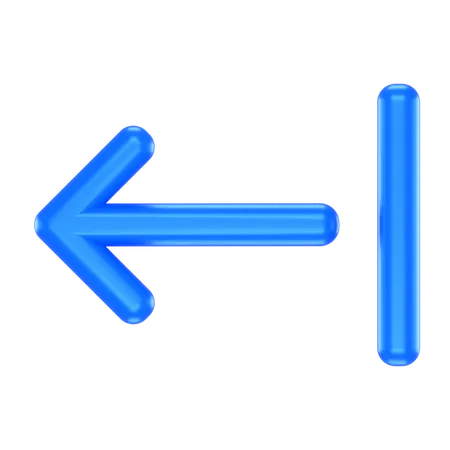 Exit Left  3D Icon
