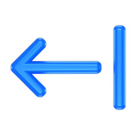 Exit Left  3D Icon
