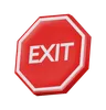 Exit sign