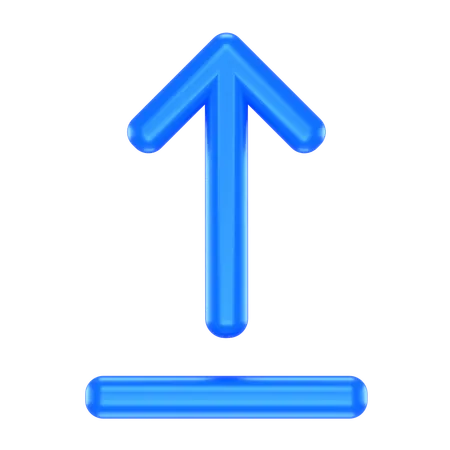 Exit Top  3D Icon