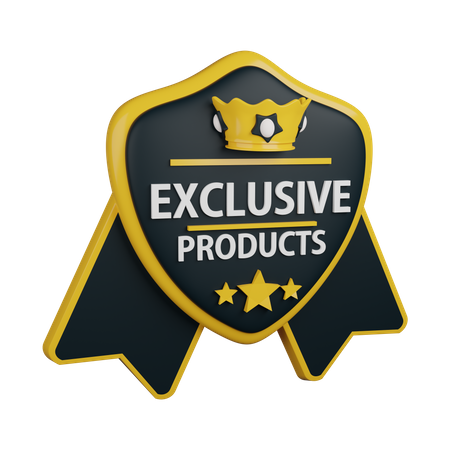 Exklusives Produktabzeichen  3D Icon