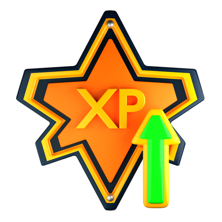 Exp up  3D Icon