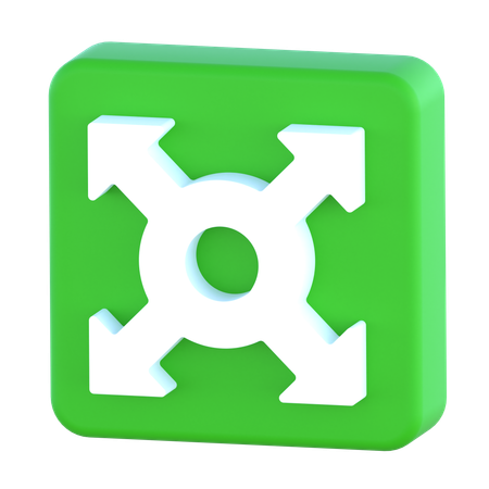 Expand  3D Icon