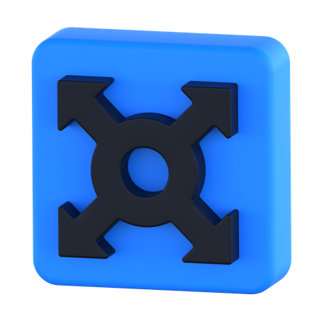 Expand  3D Icon
