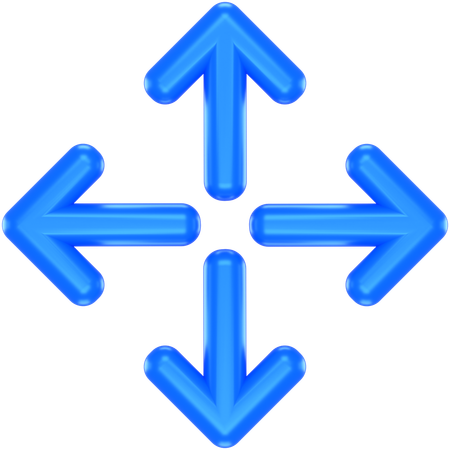 Expand  3D Icon